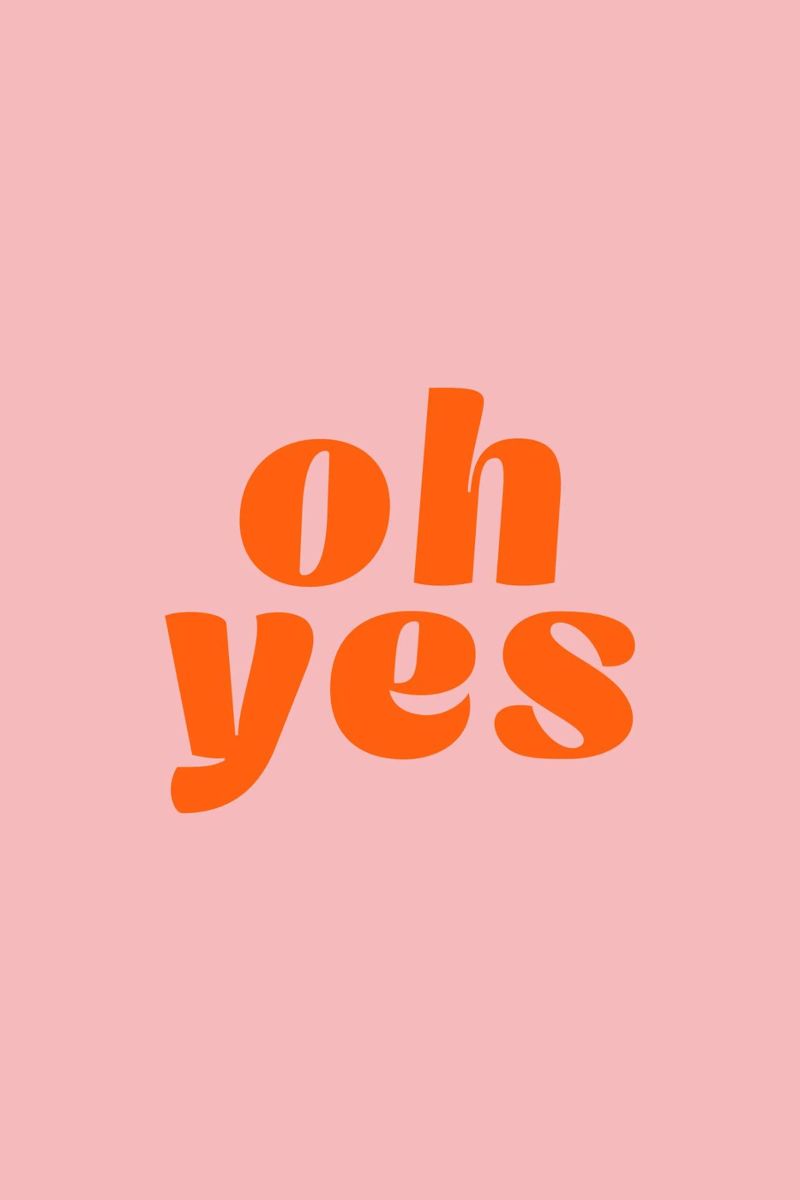 oh yes poster by Maren Gross