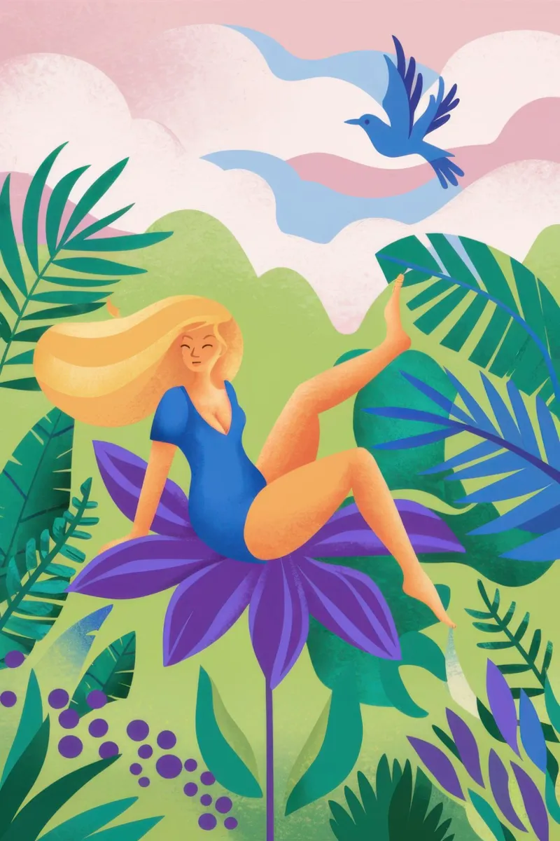 Iris in paradiso poster da Flock Reverie
