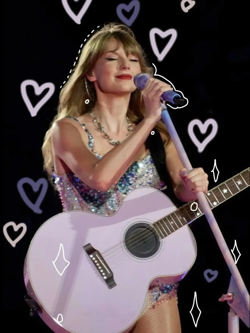 Taylor Swift guitar pellicola backlit da Musdadad Shop