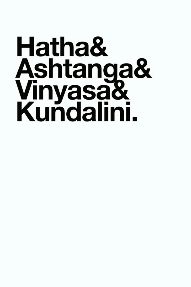 Yoga poster with aluminum frame by Studio One