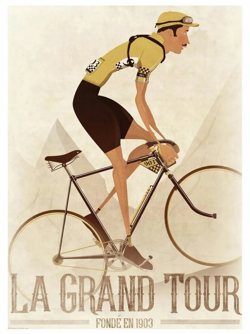 tour in bicicletta pellicola backlit da Ella Ward