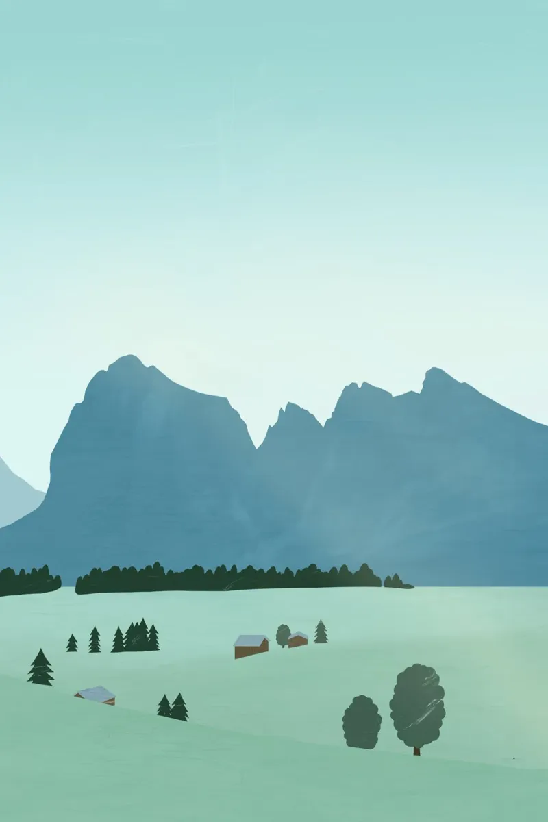 Dolomiten alu-dibond by Katinka Reinke
