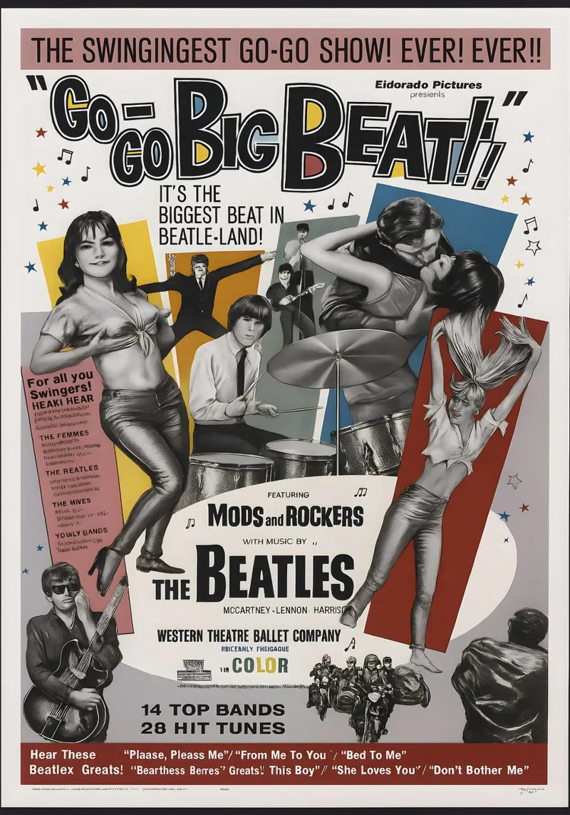 Go-Go Big Beat! Poster plexiglass da DGUnder