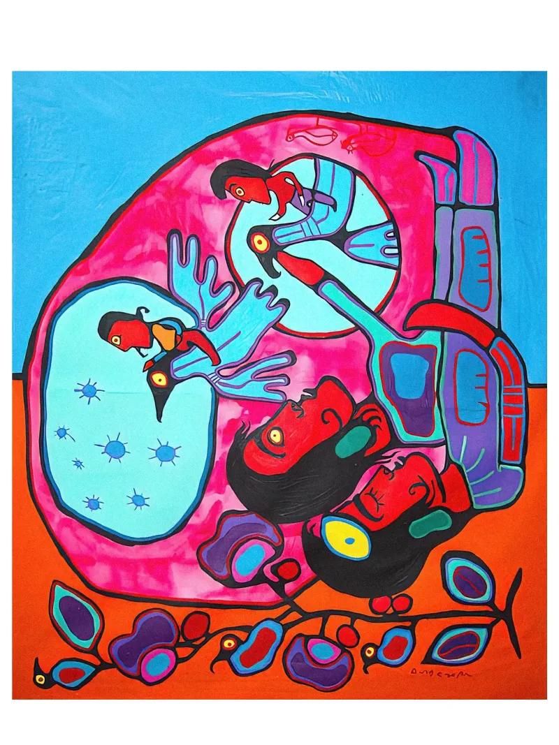 Der Träumer Morrisseau Hahnemühle von ARTMAIACREATION