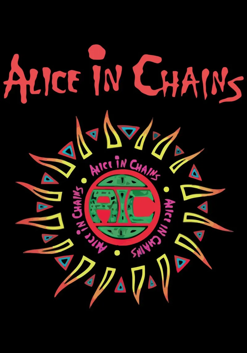 Alice in Chains Logo pellicola backlit da Musadad Shop