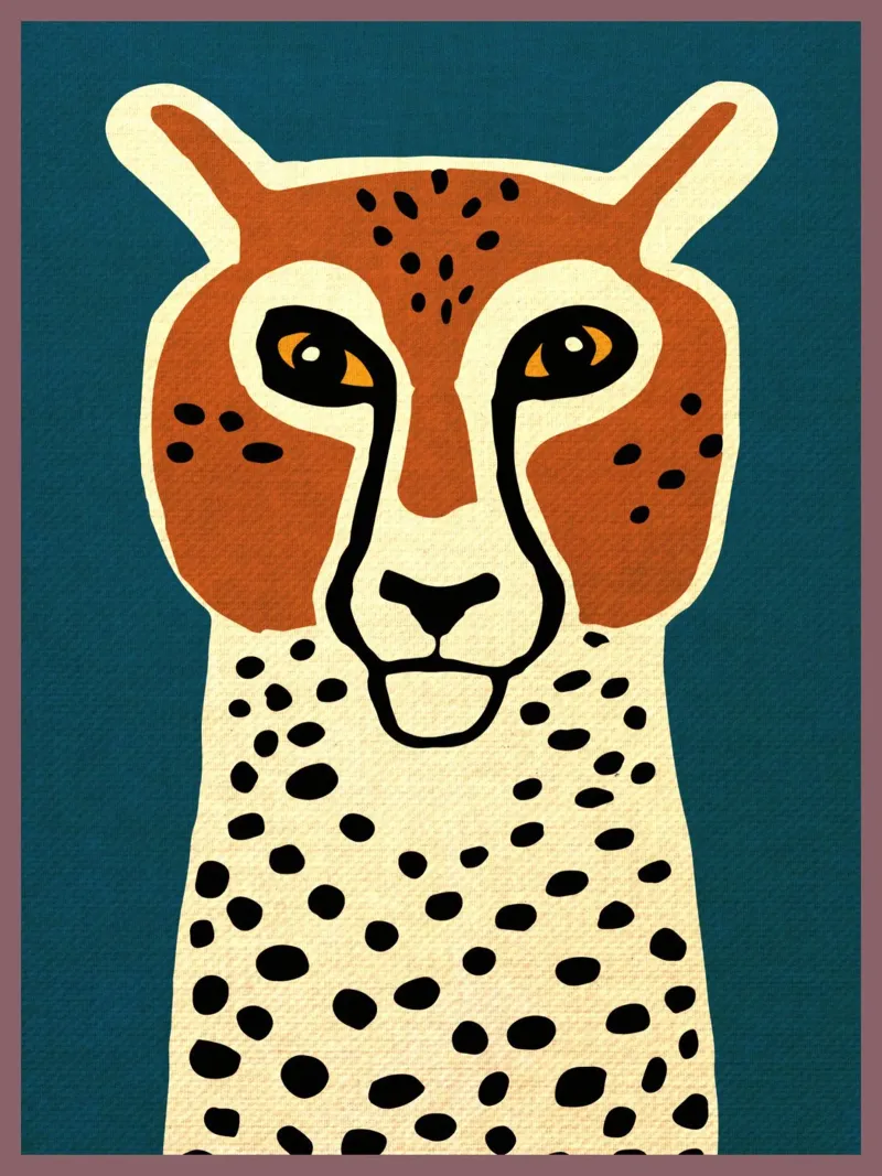Ghepardo retrò poster da GaryStudio