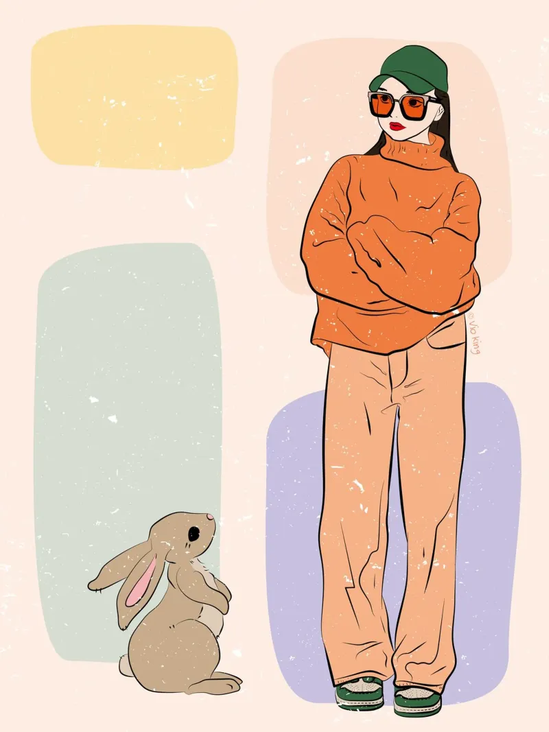 The Carrot canvas with Floater frame by vioking