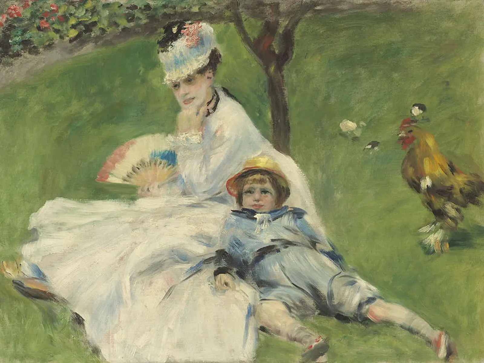 Madame Monet e suo figlio, 1874 pellicola backlit da LaurelArt