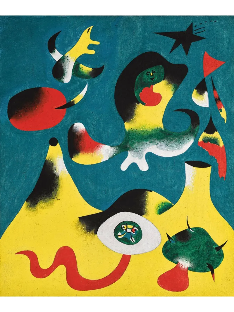 Joan Miró Sotheby's pellicola backlit da Sharon Breitenberg