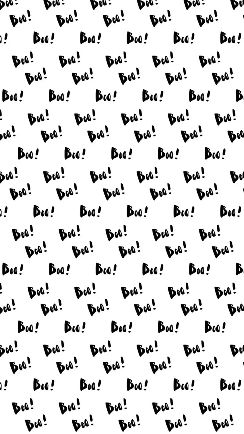 Boo! Muster poster con telaio in plastica da Brushmeetspaper