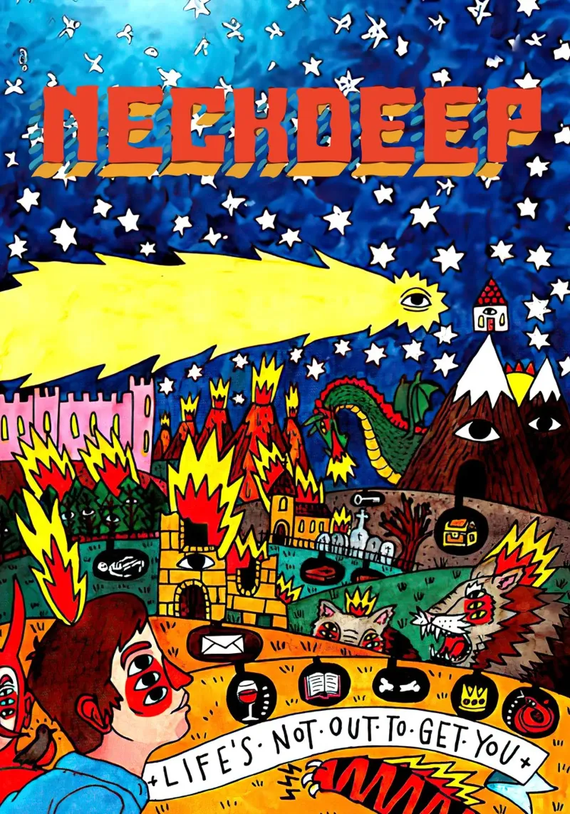 Neck Deep Cover Album hahnemühle by Musadad Shop