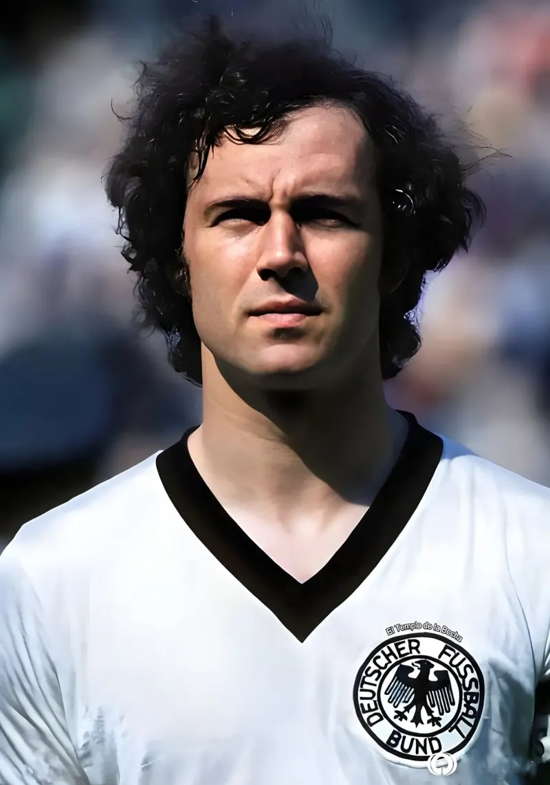 Franz Beckenbauer pellicola backlit da Low poly art