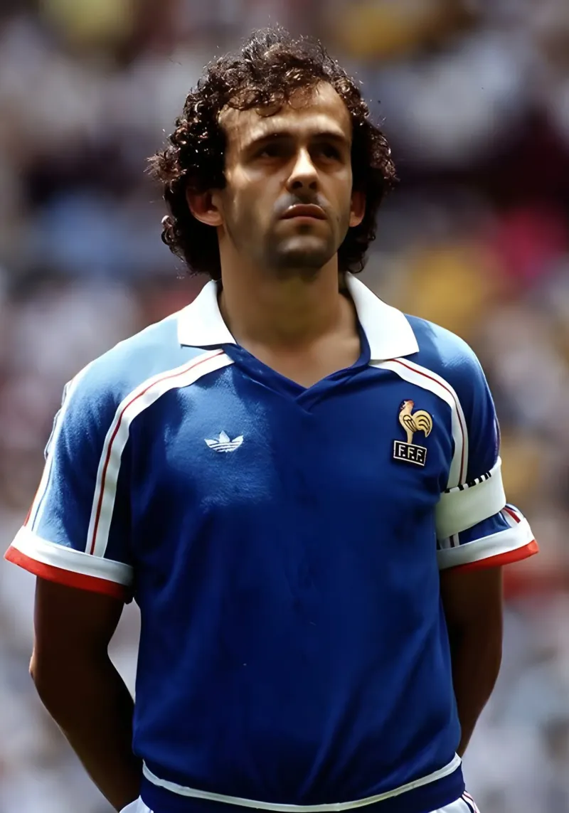 Michel Platini pellicola backlit da Low poly art