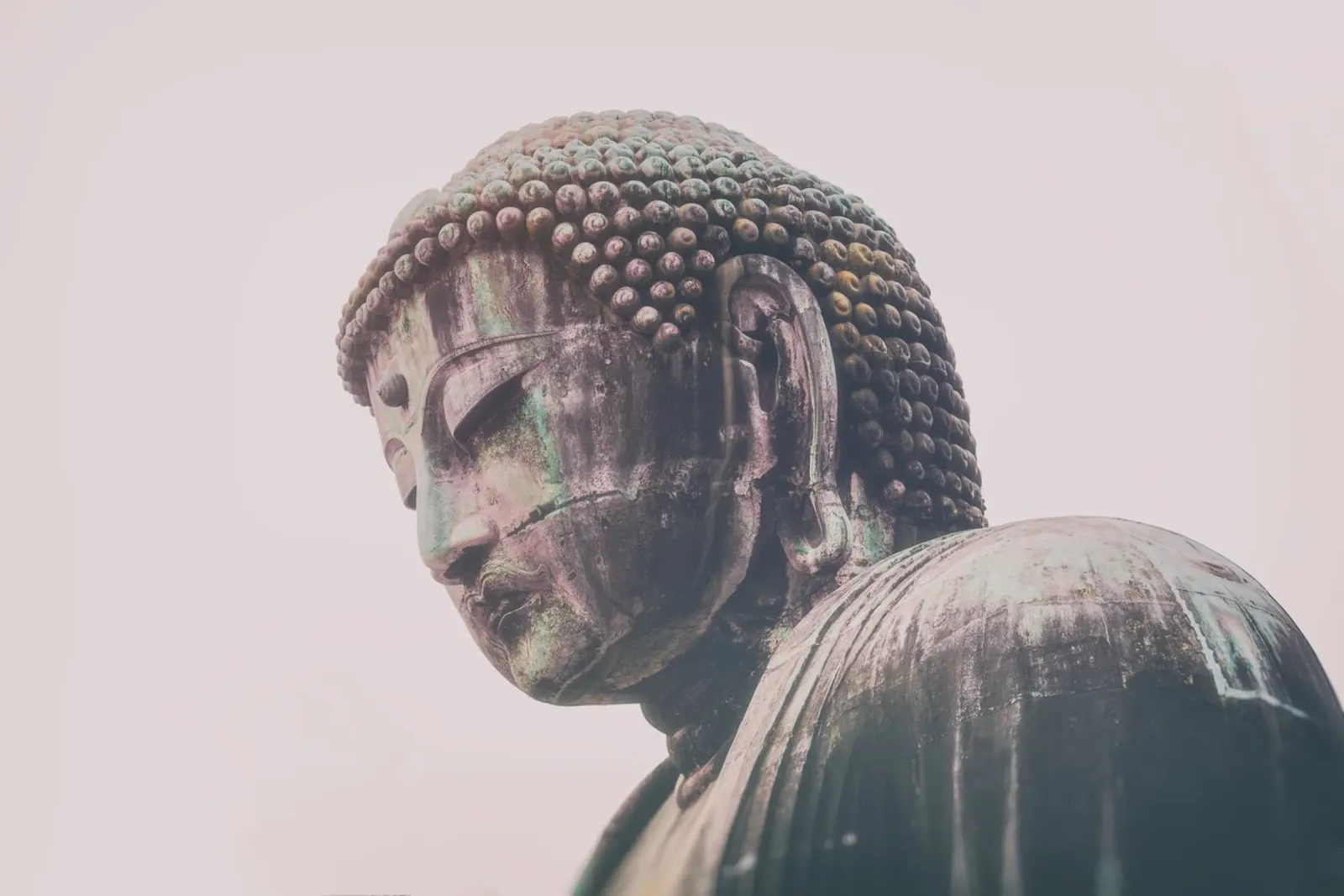 Grande Buddha 2 poster con telaio in plastica da thetraveller