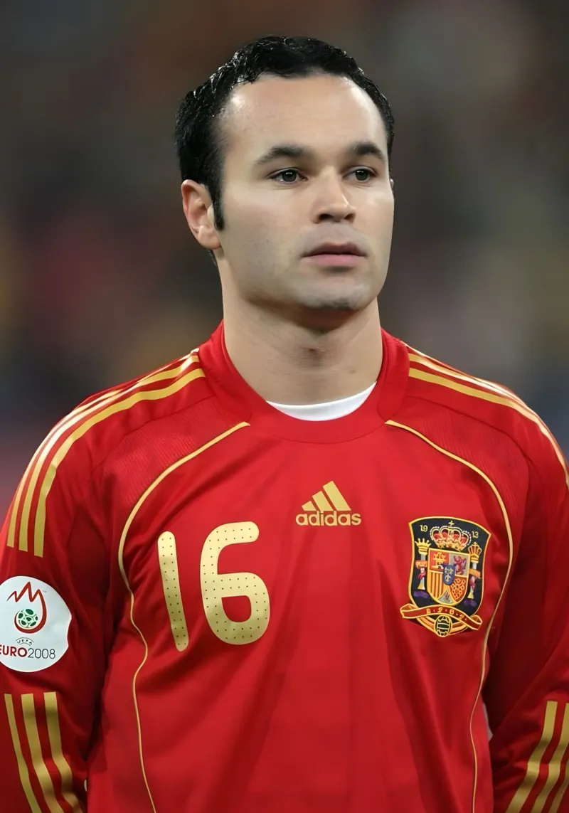 Andrés Iniesta pellicola backlit da Low poly art