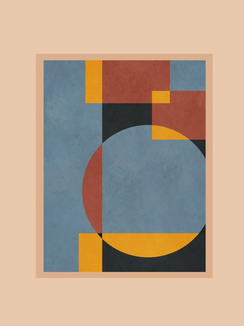 Minimal Geometric Art 1 pellicola backlit da cityart
