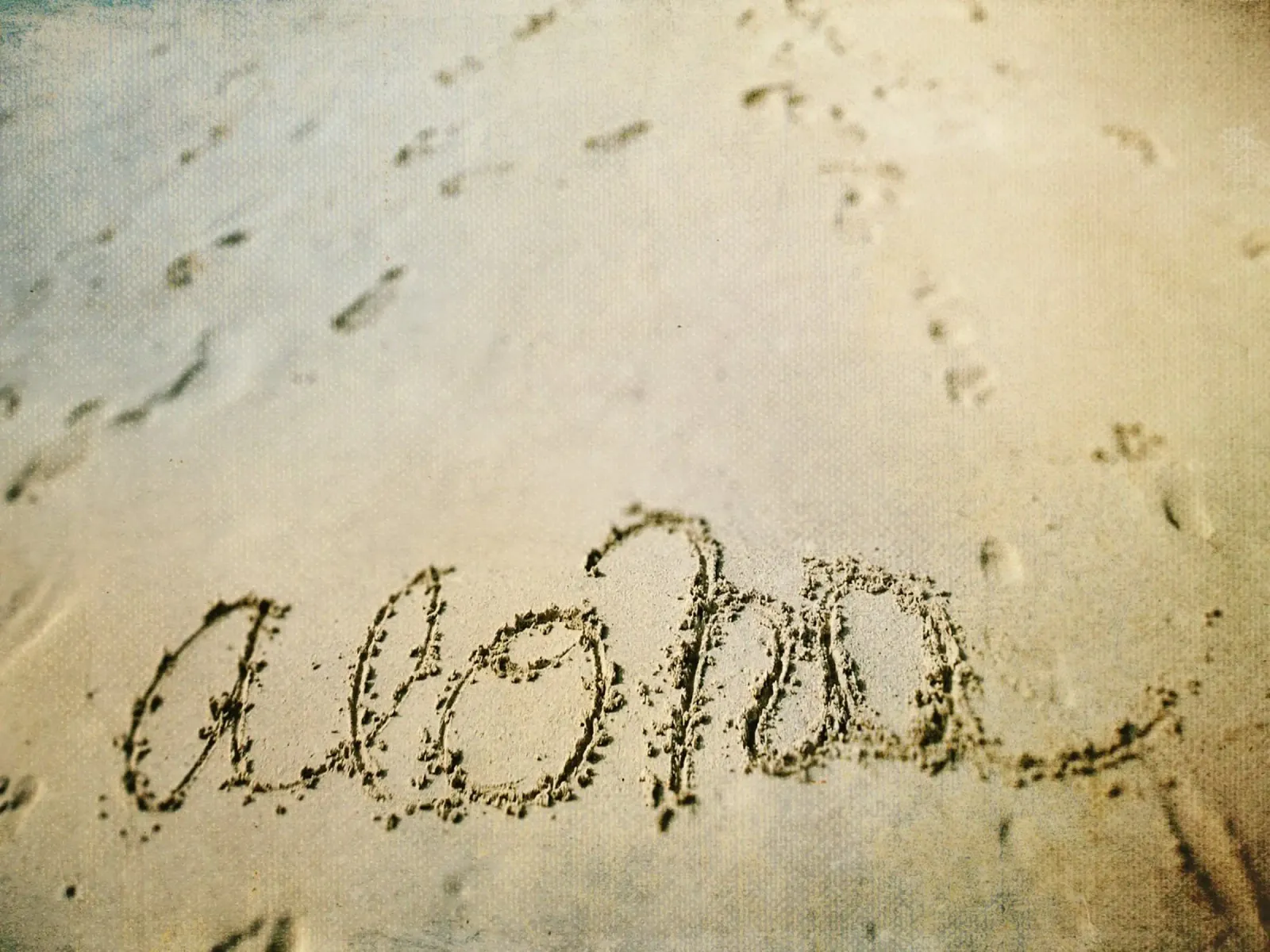 Hawaii dromen canvas met Baklijst van Wanderlust Vibes