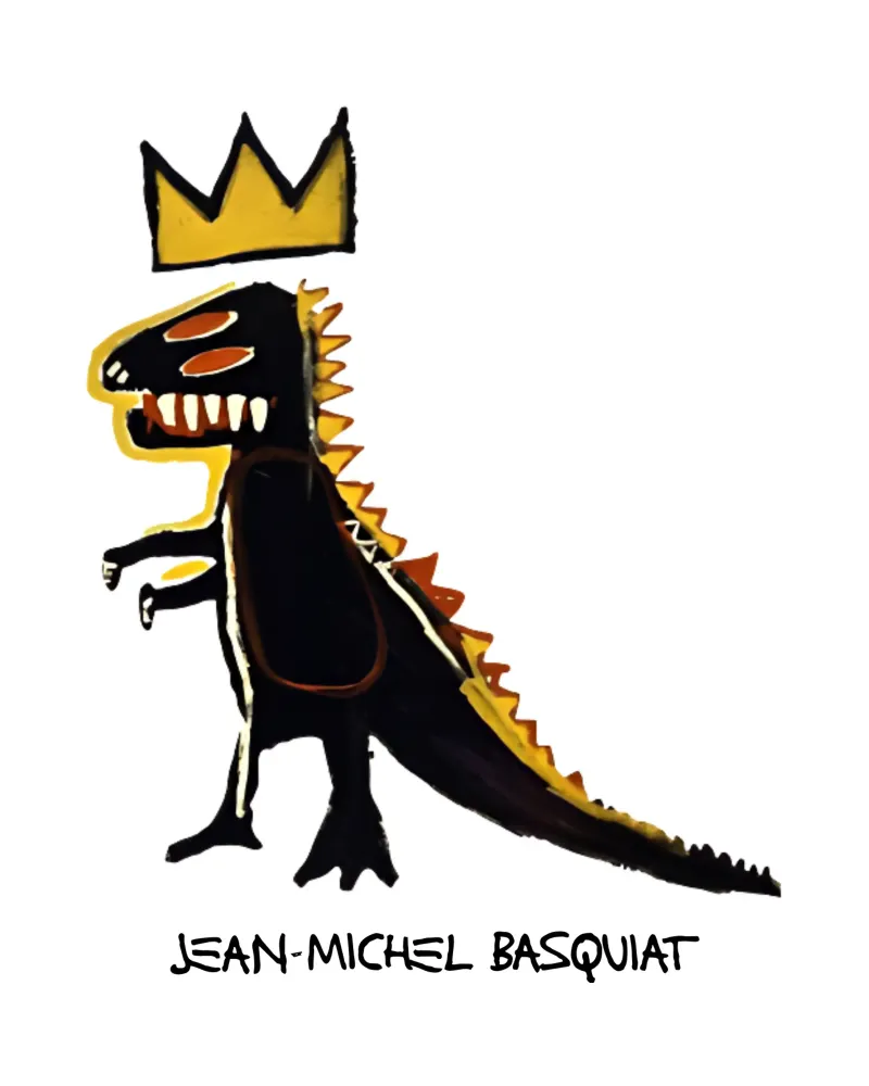 Jean Michel Basquiat 2 poster con telaio in plastica da https://www.juniqe.com/uk/shop/Henndraws