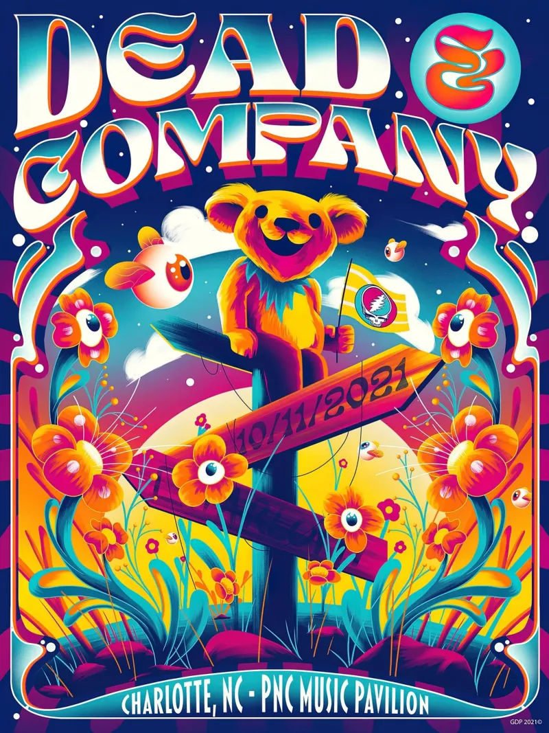 Scaletta Dead and Company 2021 carta hahnemühle da martina