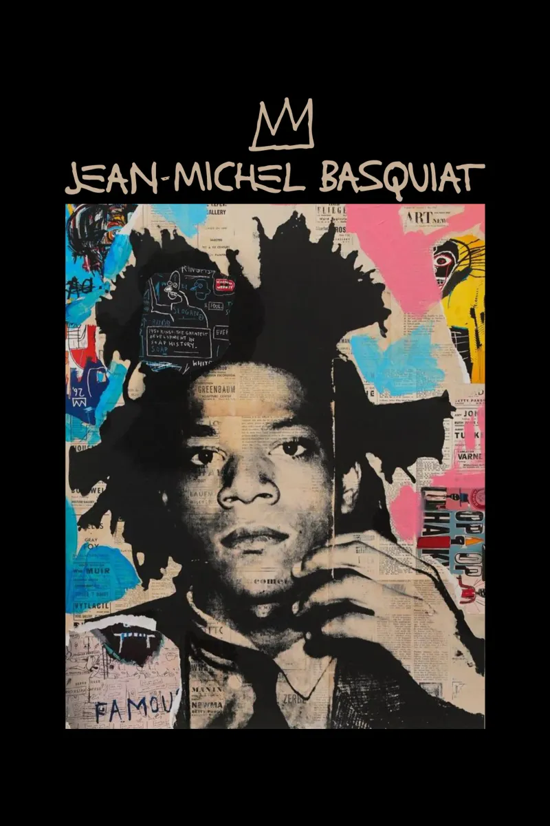 Jean Michel Basquiat 3 pellicola backlit da https://www.juniqe.com/uk/shop/Henndraws