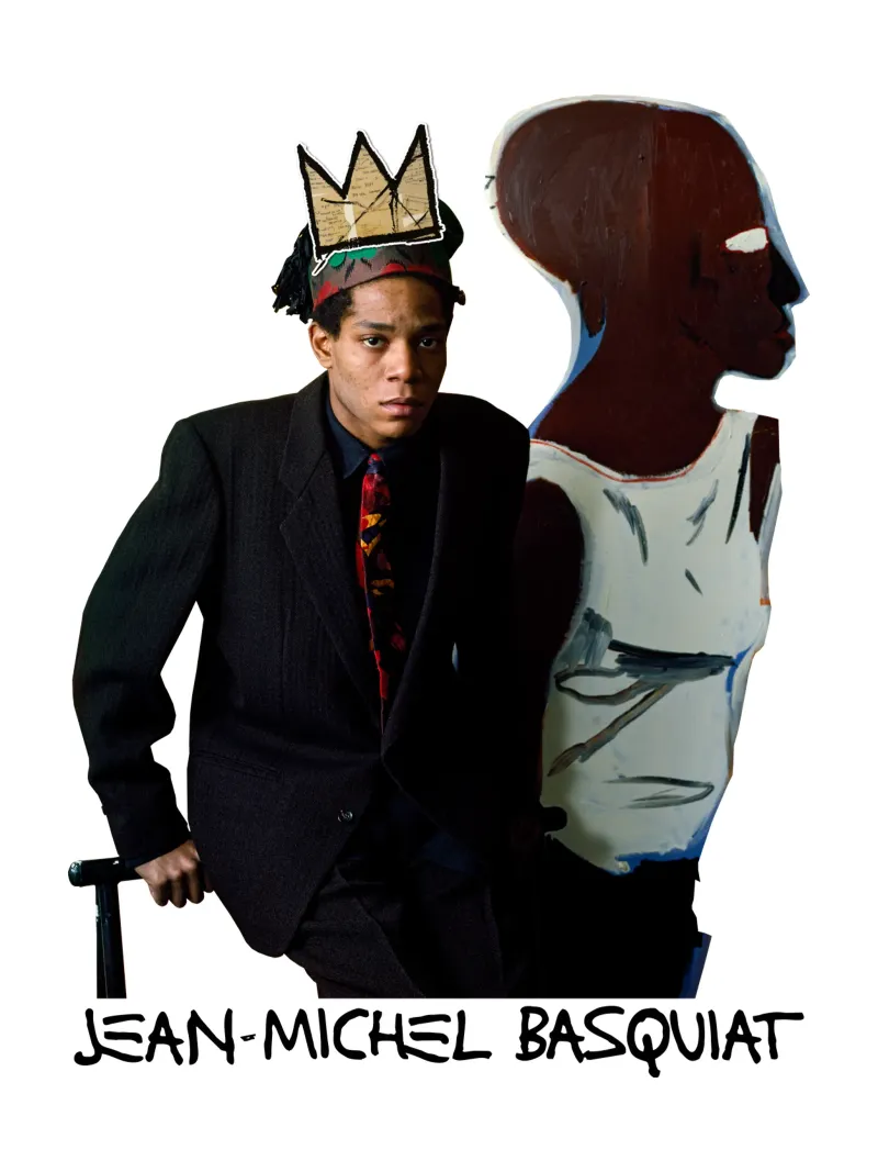 Jean Michel Basquiat 4 poster con telaio in legno da https://www.juniqe.com/uk/shop/Henndraws