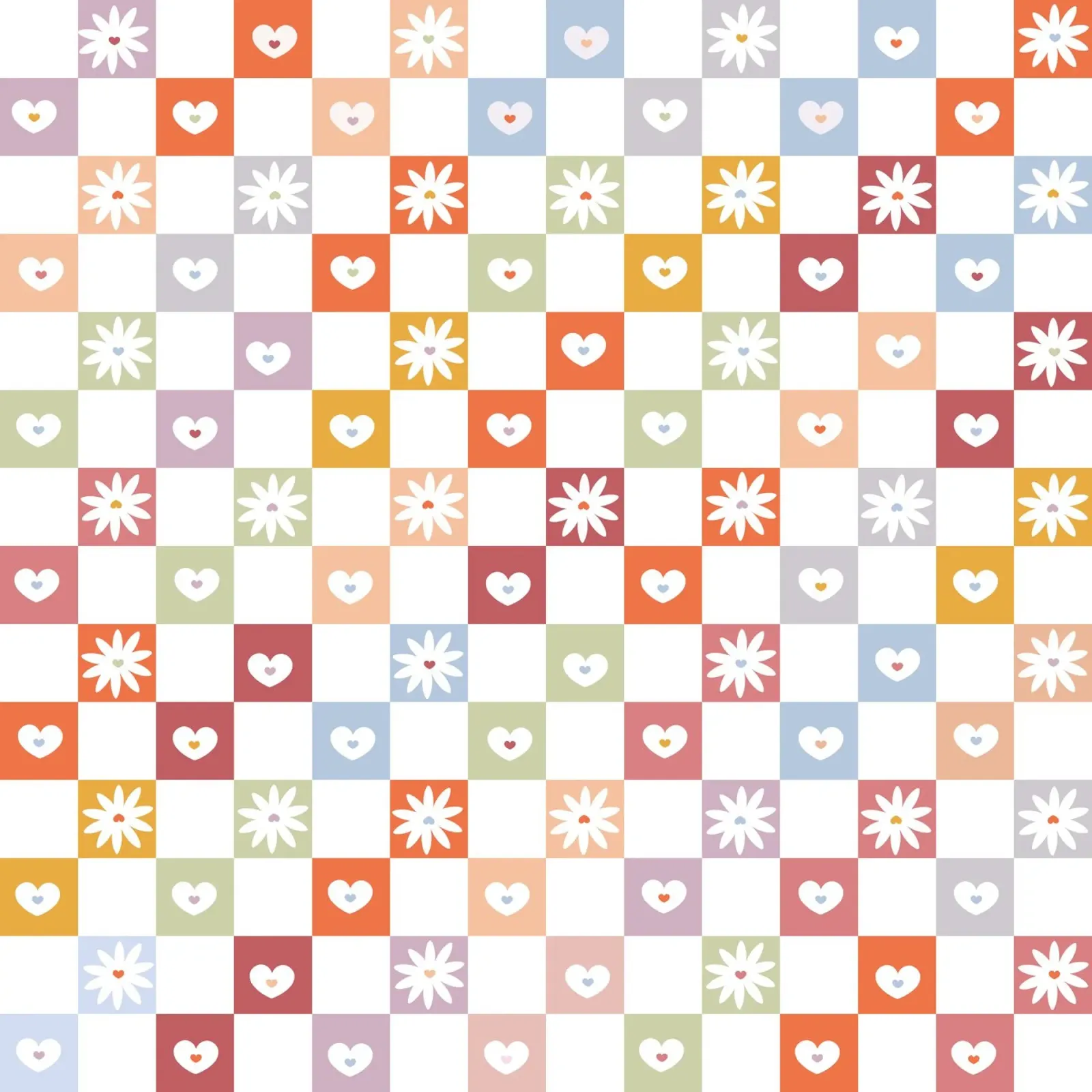 Diseño navideño a cuadros con estampado de patas metacrilato de gulsengunel