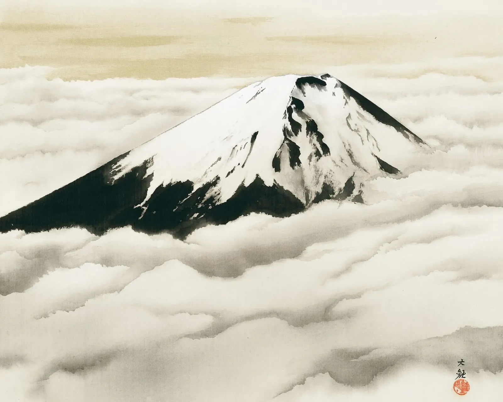 Lo spirito del Giappone di Yokoyama Taikan pellicola backlit da Classic Art Prints