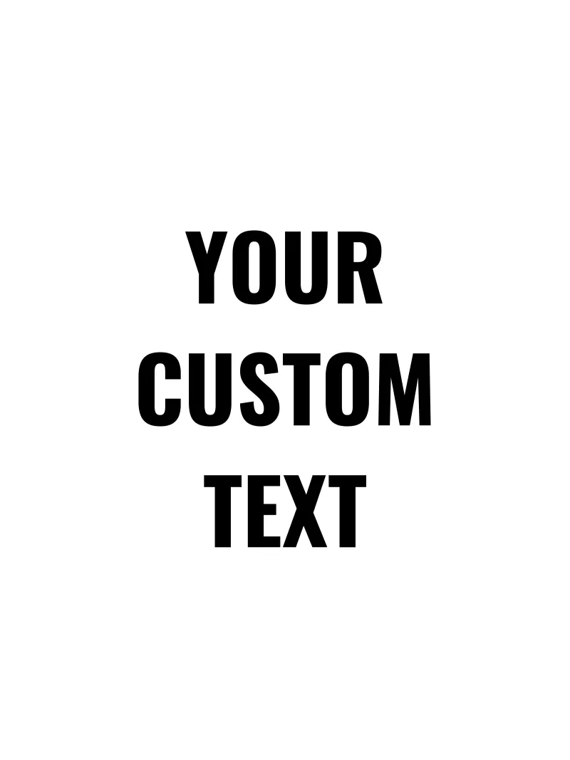 Your custom text, personalisierbar canvas by RB-Quotes