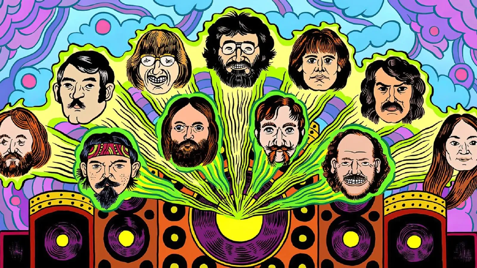 grateful dead canvas by martina