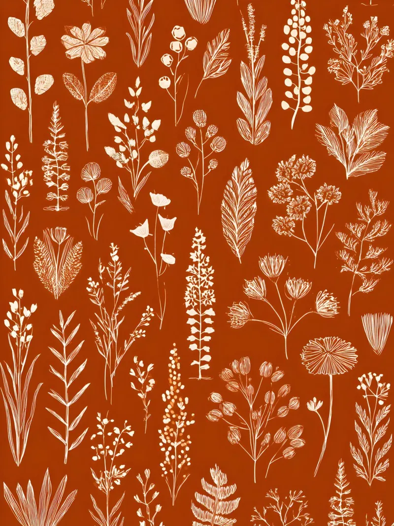 Botanical Wildflowers canvas by Sunflower Soul Studio