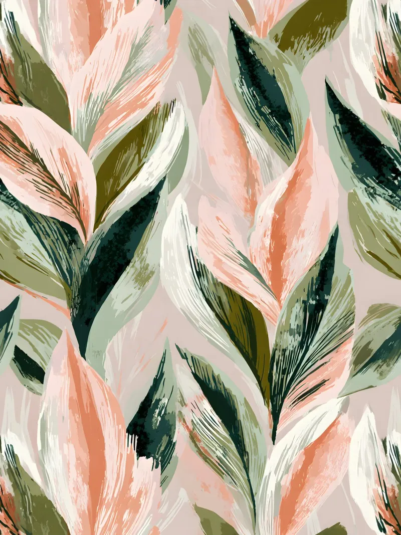 Pastel Leaves hahnemühle by Sunflower Soul Studio