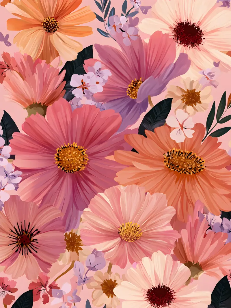 Summer Flowers alu-dibond by Sunflower Soul Studio