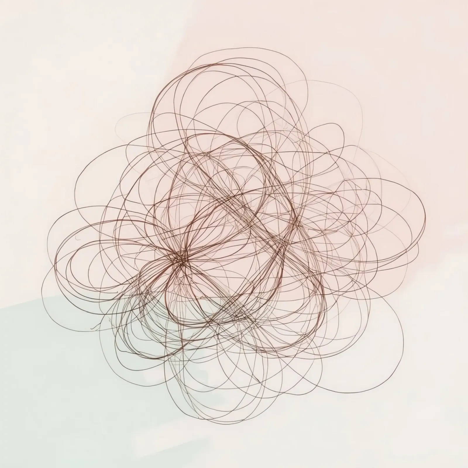 Vortice astratto di linee e curve che creano un'arte dinamica carta hahnemühle da DesignDoodle
