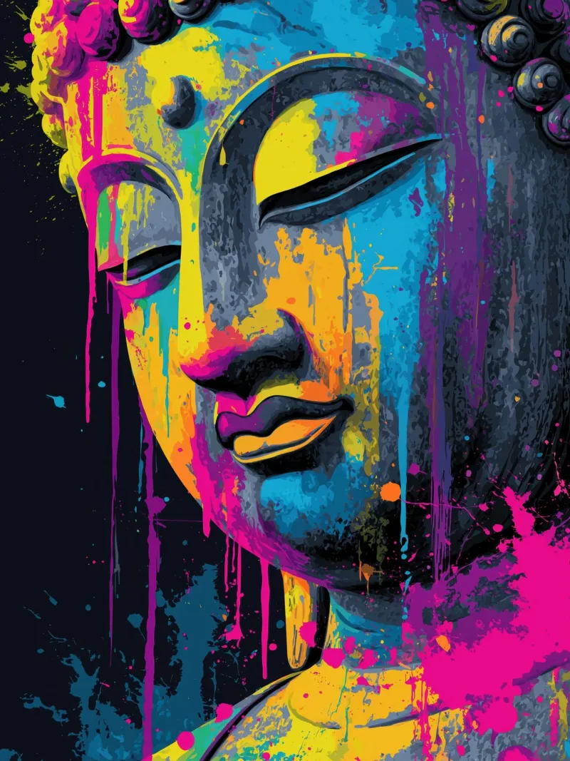 Buddha hahnemühle by Pictura