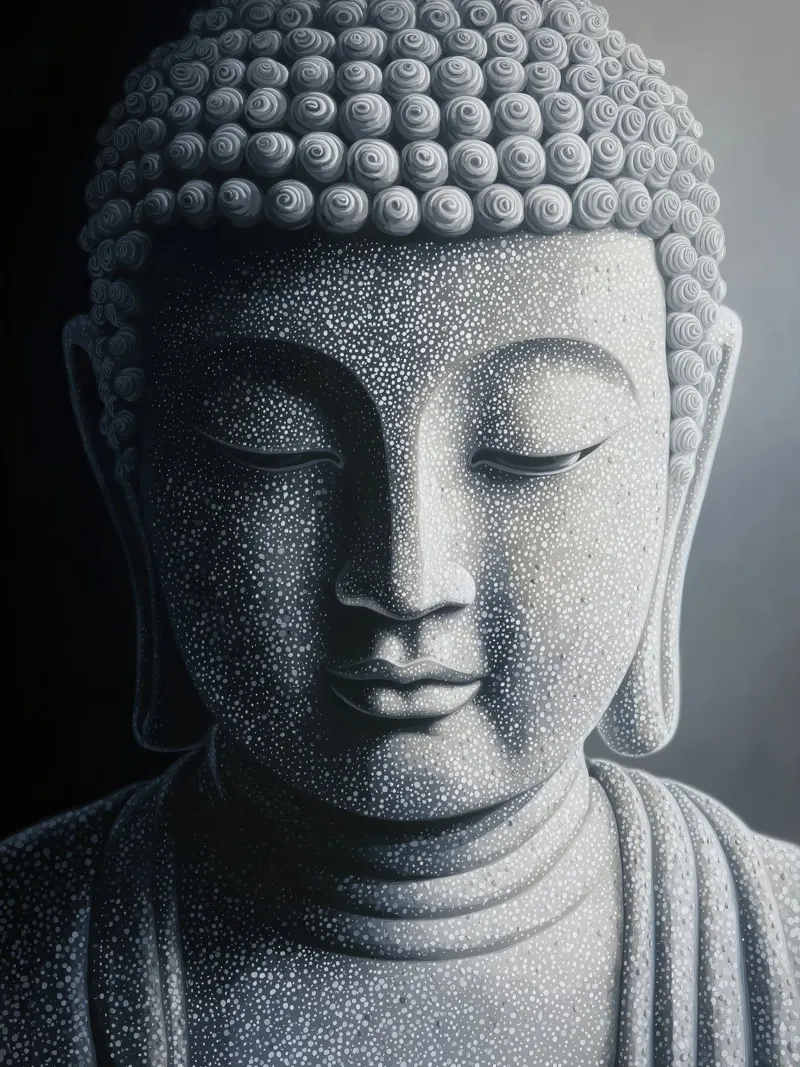 Buddha acrylic glass by Pictura