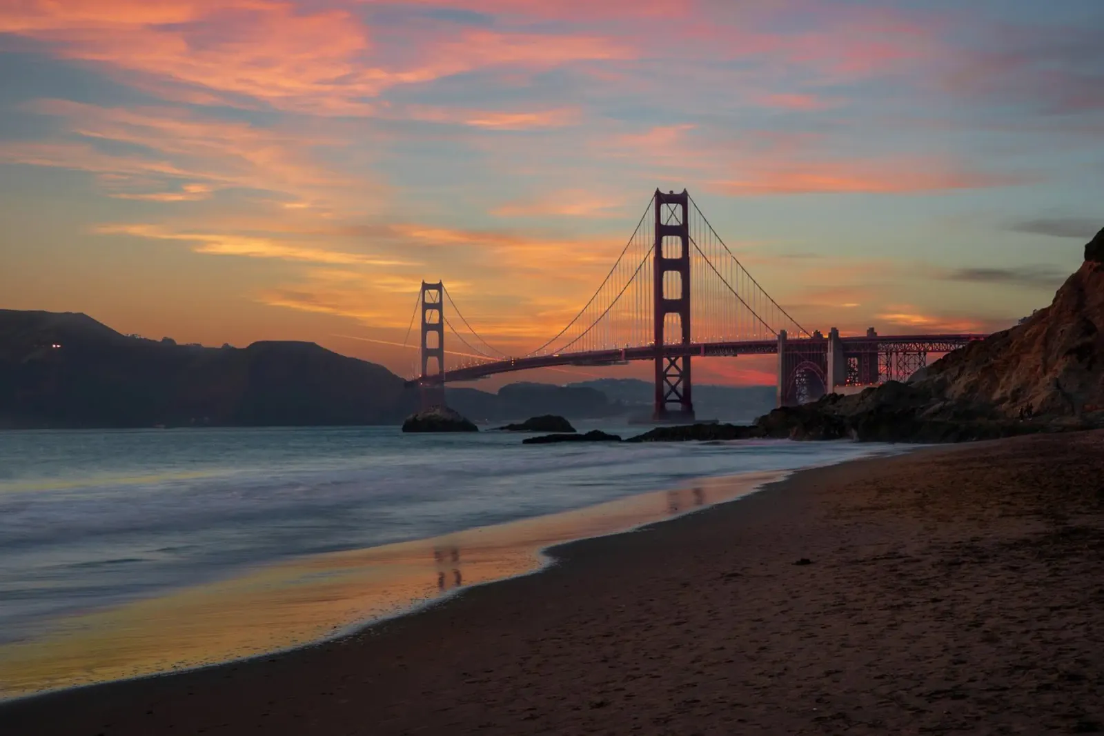 Visione del Golden Gate, San Francisco carta hahnemühle da Wanderlust Vibes
