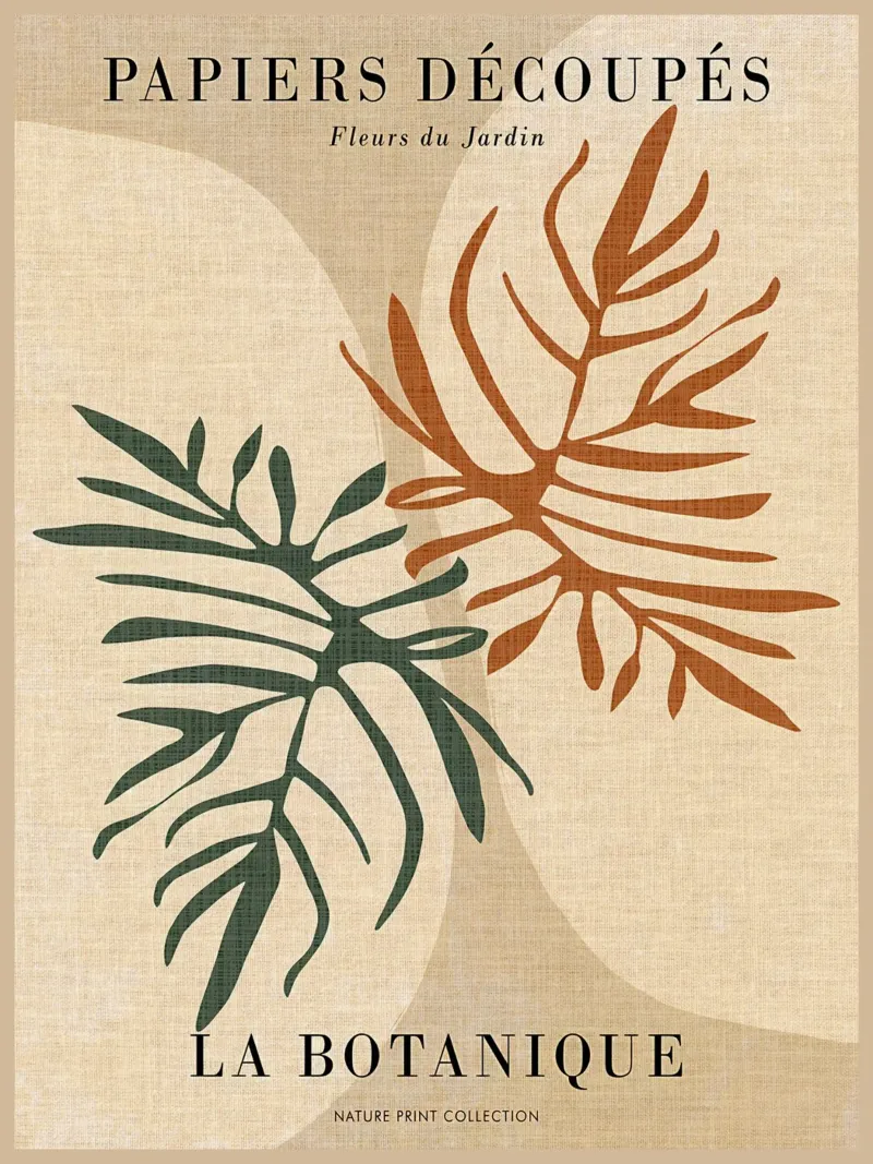 Poster botanico Boho pellicola backlit da EbrahimiStudio