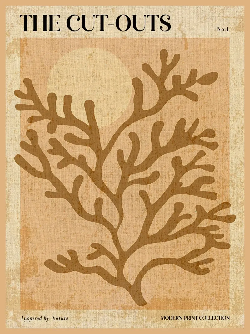 Design moderno della natura poster da Amanda Studio