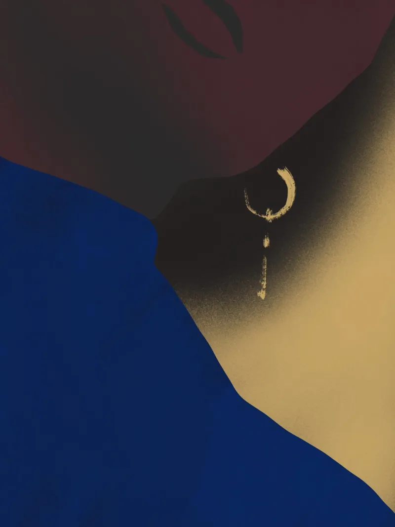 The girl with the golden earring hahnemühle by Little Dean