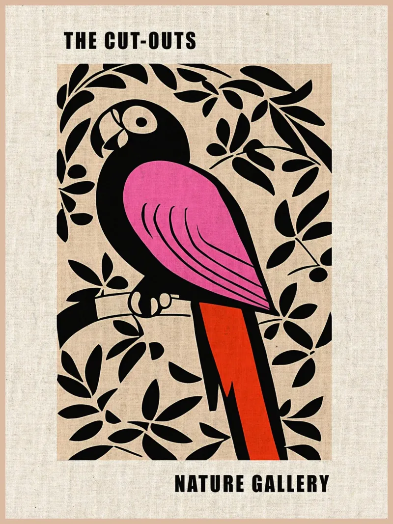 Parrot Nature Gallery alu-dibond by Amanda Studio