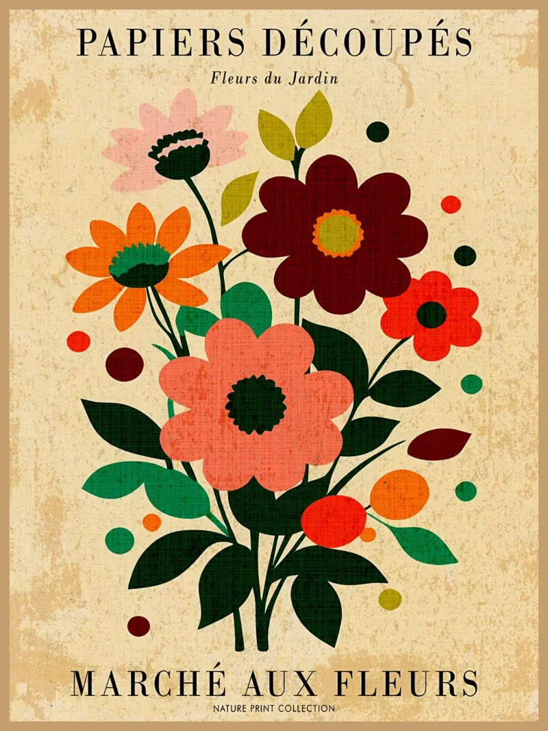 Fiori colorati retrò pellicola backlit da BobbyStudio