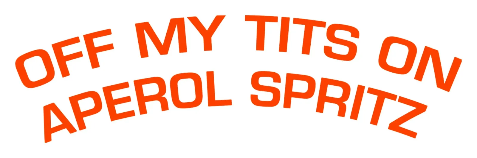Via le tette dall'Aperol Spritz pellicola backlit da Neeraprint
