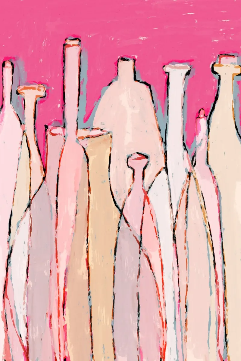 Pastel Bottles pellicola backlit da treechild
