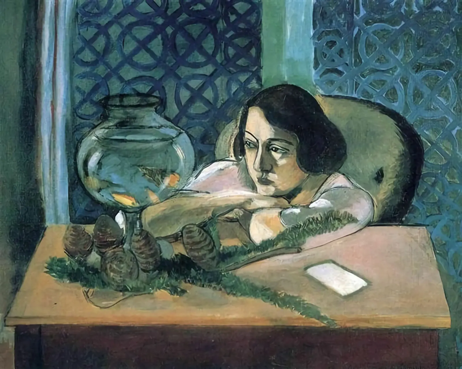 Henri Matisse - Donna sola pellicola backlit da DODOLAN STORE