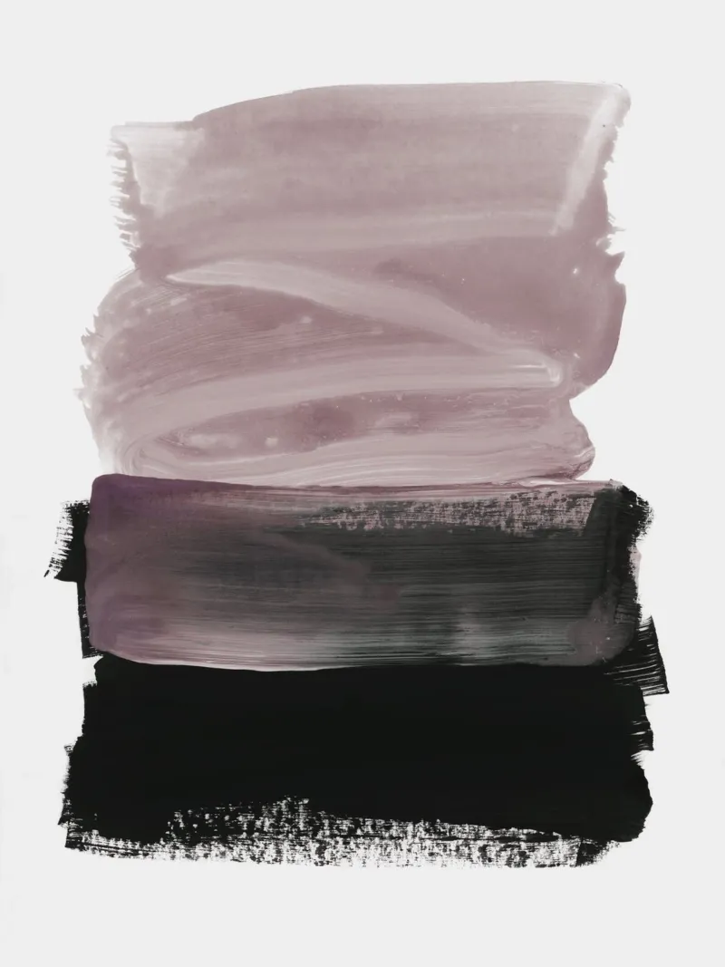 mauve & black carta hahnemühle da IRIS LEHNHARDT FINE ART