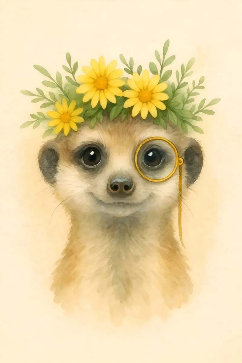 I Signori Meerkat pellicola backlit da Graceful Desine