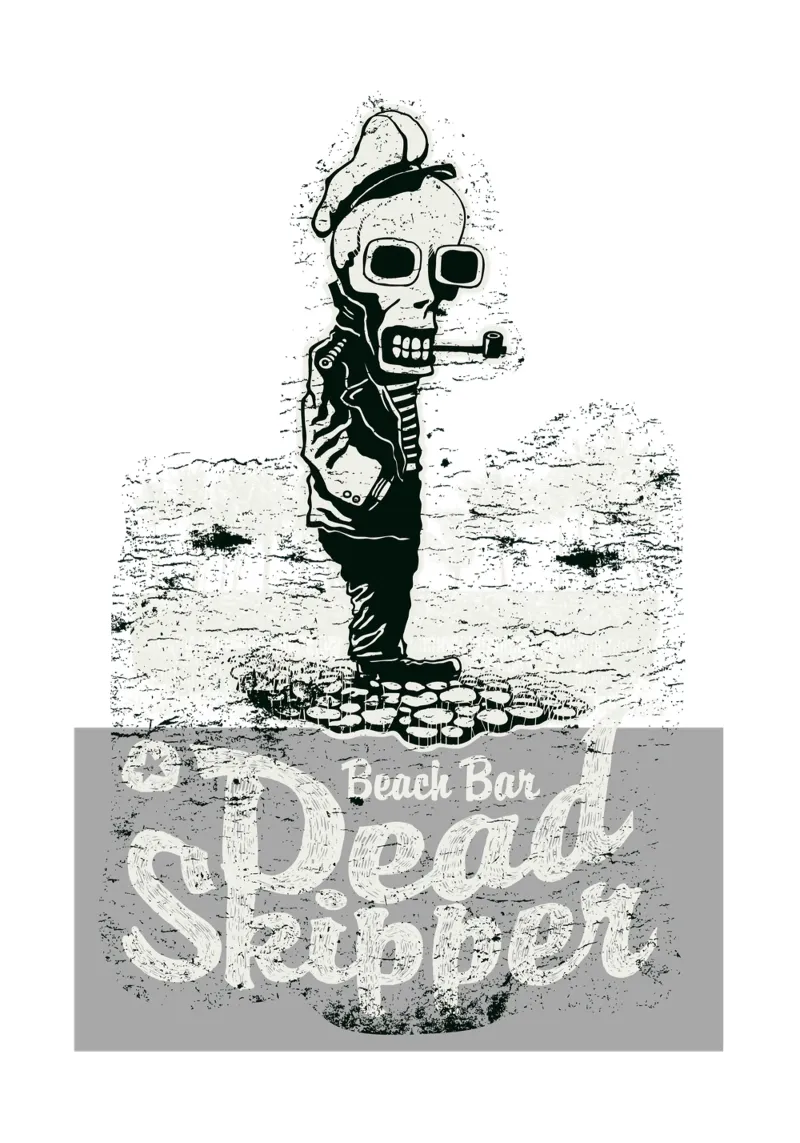 Strandbar Dode Schipper canvas van Cute