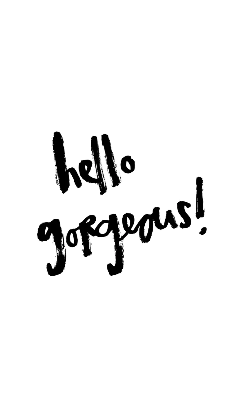 Schwarz-weiß: hello gorgeous pellicola backlit da Brushmeetspaper