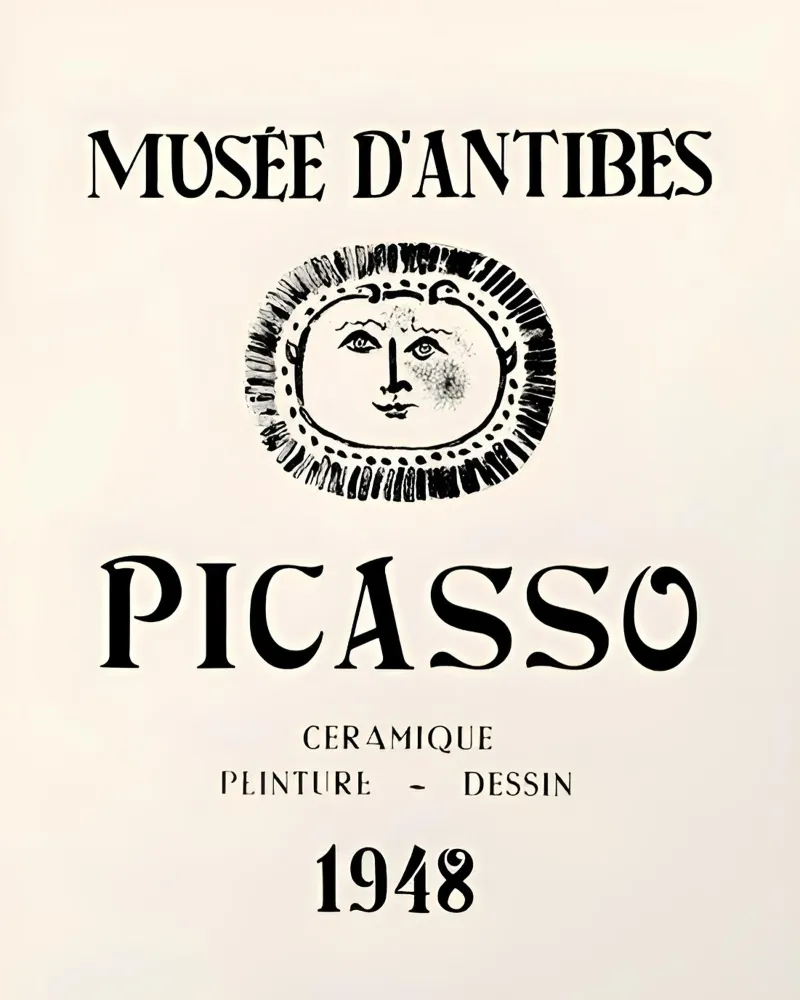 Poster del Museo di Picasso Antibes 1948 - Stampa d'epoca poster da homdeco