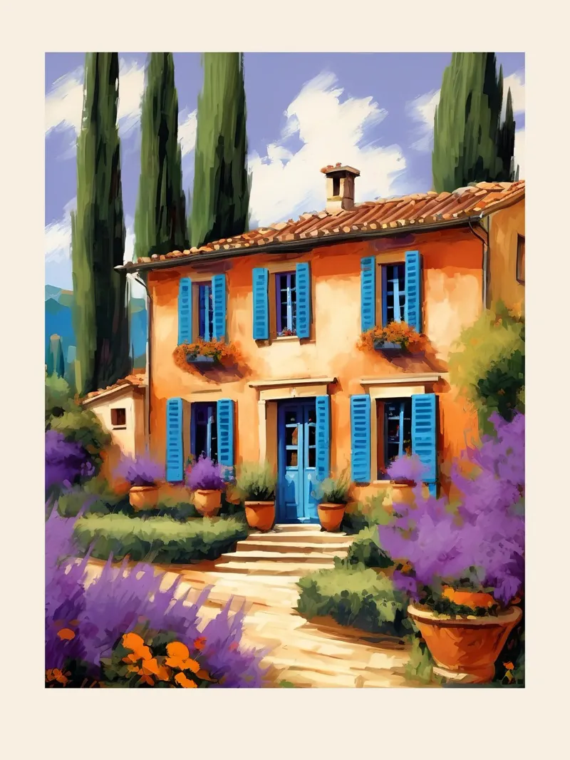 Summer in Provence pellicola backlit da Indigo Rain